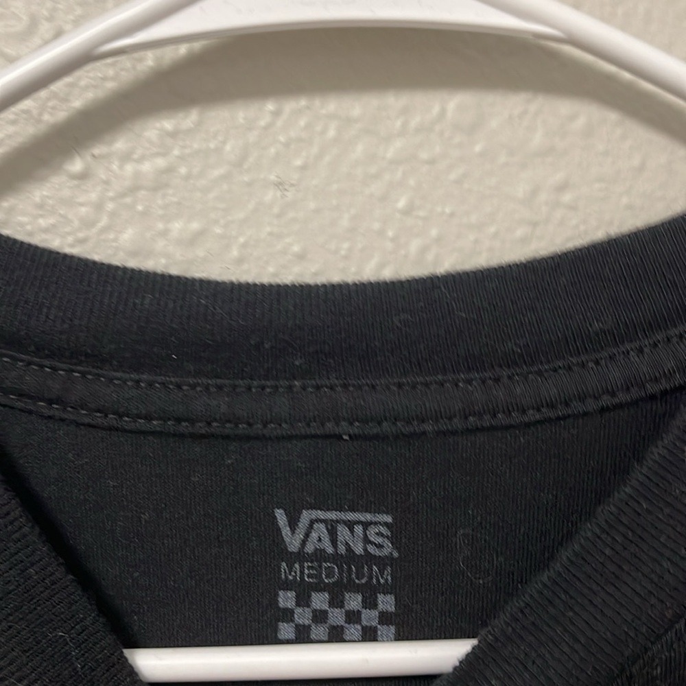 Vans Classic Pre-Vintage Roses and  long sleeved black tee - Picture 4 of 5